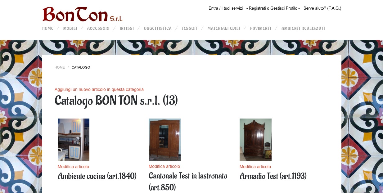 Bon Ton srl - Antichità e arte del restauro nuovositobt01